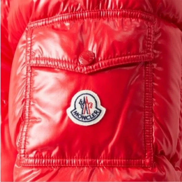 Moncler Ecrins jacket in Red size 5 which is equivalent to XL - Picture 3 of 6